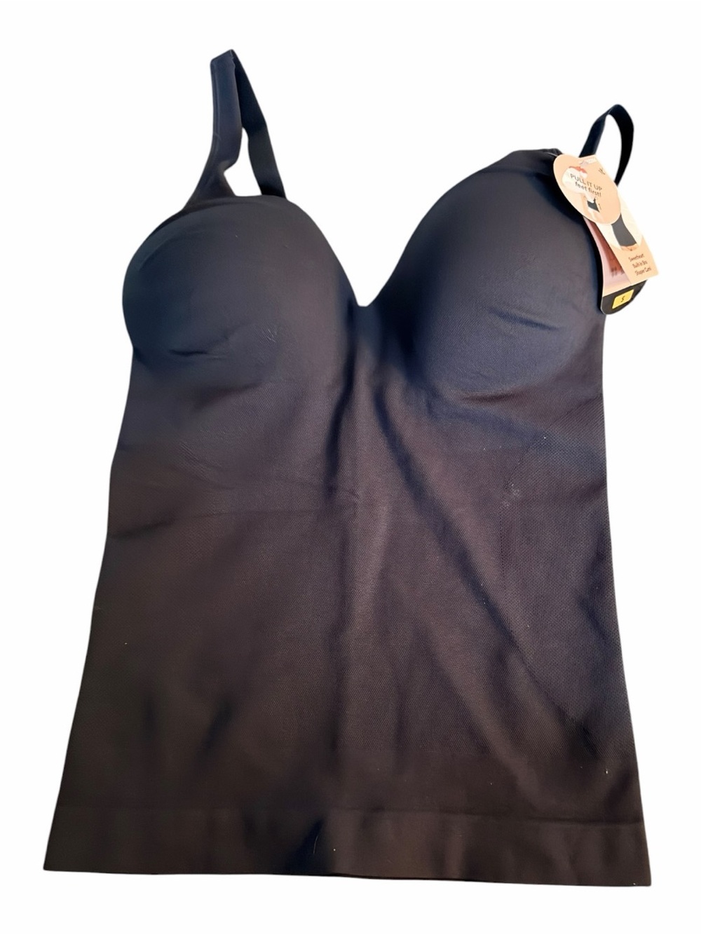 Shapermint Essentials Built-In Bra Shaper Cami Black Size Small NWT - Picture 3 of 5